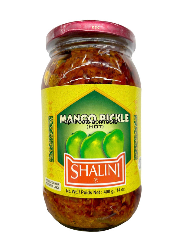 SHALINI MANGO PICKLE HOT 400GM - apniroots Grocery