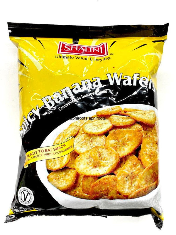 SHALINI SPICY BANANACHIPS150GM - apniroots Grocery