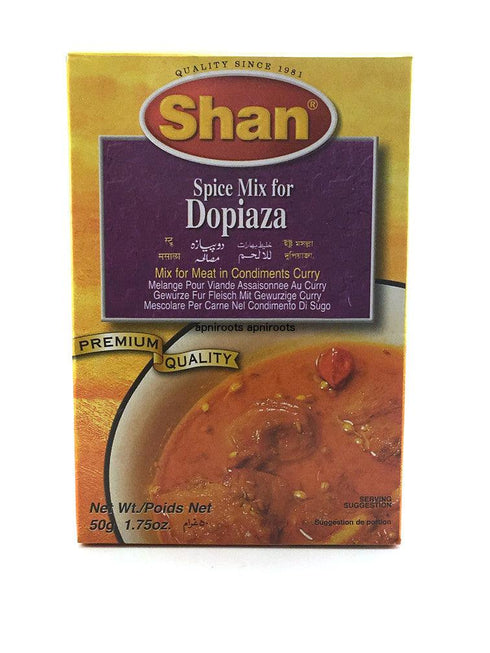Shan - Dopiaza Masala - 50gm - apniroots Grocery