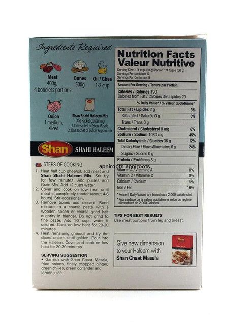 Shan - Shahi Haleem Mix Masala - 300gm - apniroots Grocery
