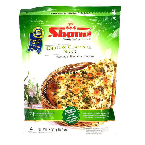 Shana - Chilli & Coriander Naan - 300gm 4 - apniroots Grocery