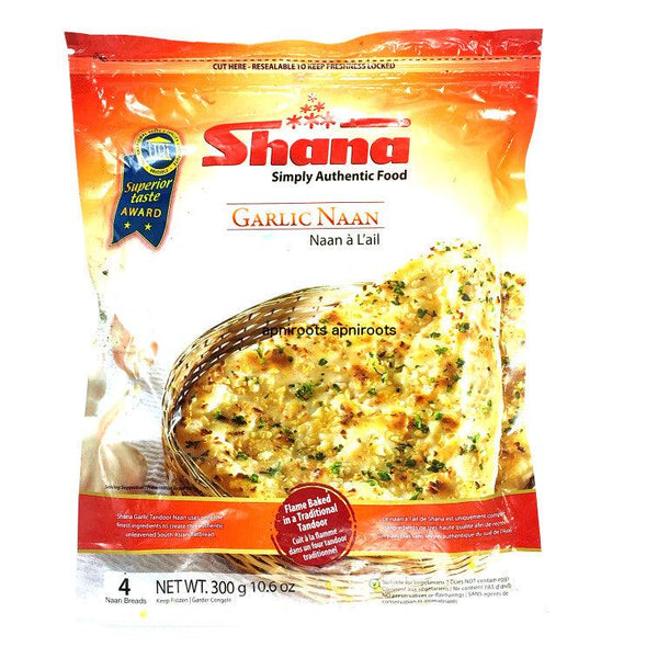 Shana - Garlic Naan - 300gm 4 - apniroots Grocery