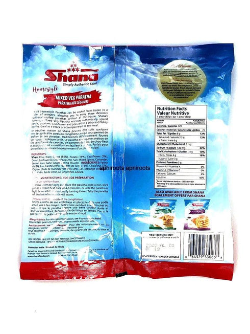 SHANA MIXED PARATHA 4PC - apniroots Grocery