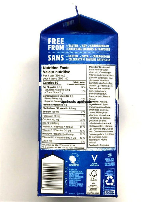SILK ALMOND ORIGINAL 1.89L - apniroots Grocery
