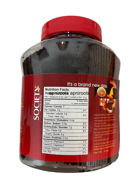 SOCIETY MASALA TEA JAR-450G - apniroots Grocery