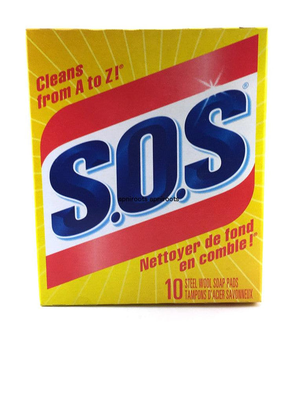 Sos - Steel Wool Soap Pads - 0lb 10 - apniroots Grocery