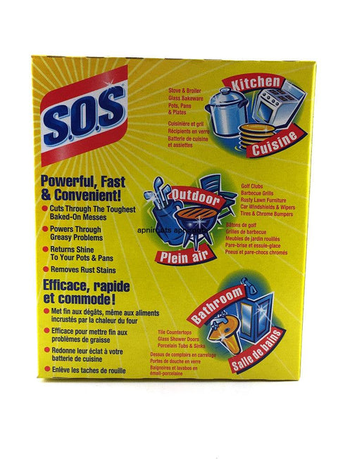 Sos - Steel Wool Soap Pads - 0lb 10 - apniroots Grocery