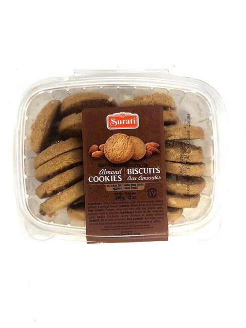 SURATI ALMOND COOKIES340G - apniroots Grocery