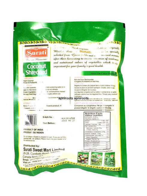 Surati - Coconut Shredded - 340gm - apniroots Grocery