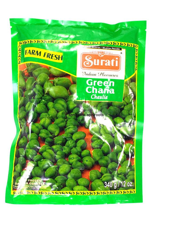 Surati - Green Chana - 340gm - apniroots Grocery