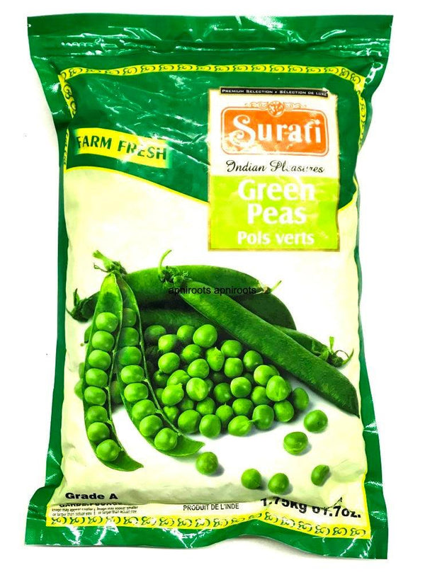 SURATI GREEN PEAS 1.75KG - apniroots Grocery