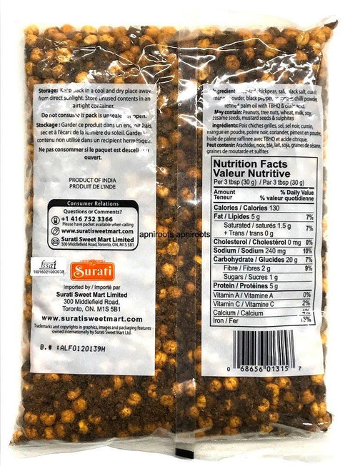 SURATI MASALA CHANA 400GM - apniroots Grocery