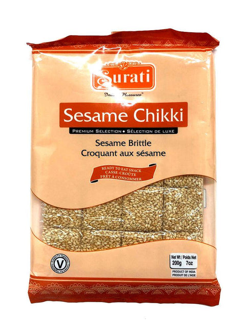 SURATI SESAME CHIKKI-200GM - apniroots Grocery