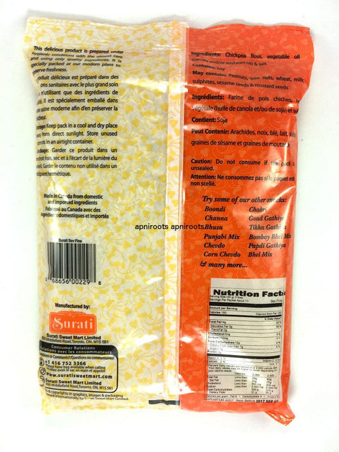 Surati - Sev Fine - 341gm - apniroots Grocery