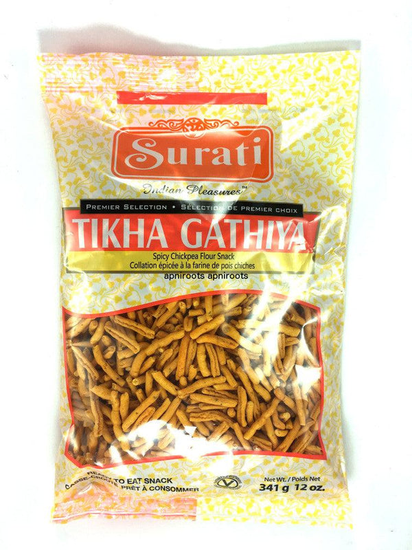 Surati - Tikha Gathiya - 341gm - apniroots Grocery