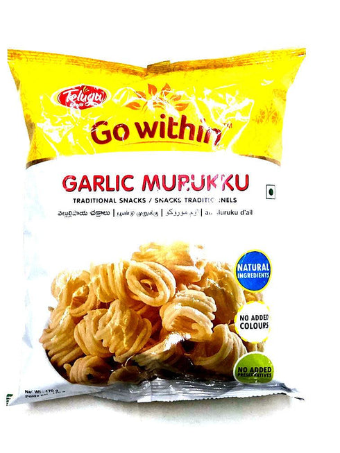 TELUGU GARLIC MURUKKU-170GM - apniroots Grocery