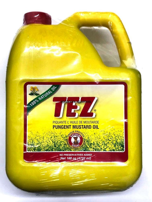 TEZ MUSTARD KACHCHI GHANI 5L - apniroots Grocery