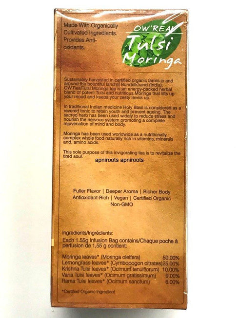 TULSI MORINGA TEA - apniroots Grocery