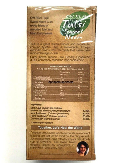 TULSI NEEM TEA - apniroots Grocery