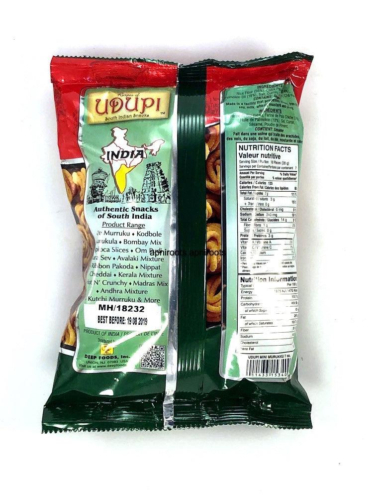 UDUPI MINI MURUKKU 200G by at apniroots Indian Grocery Store Online