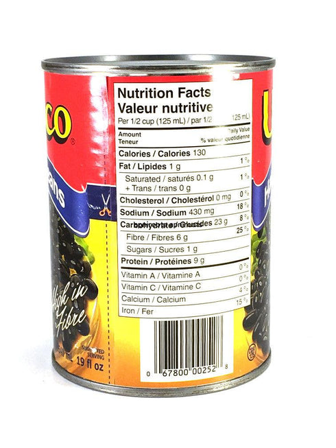 Unico - Black Beans - 540ml - apniroots Grocery