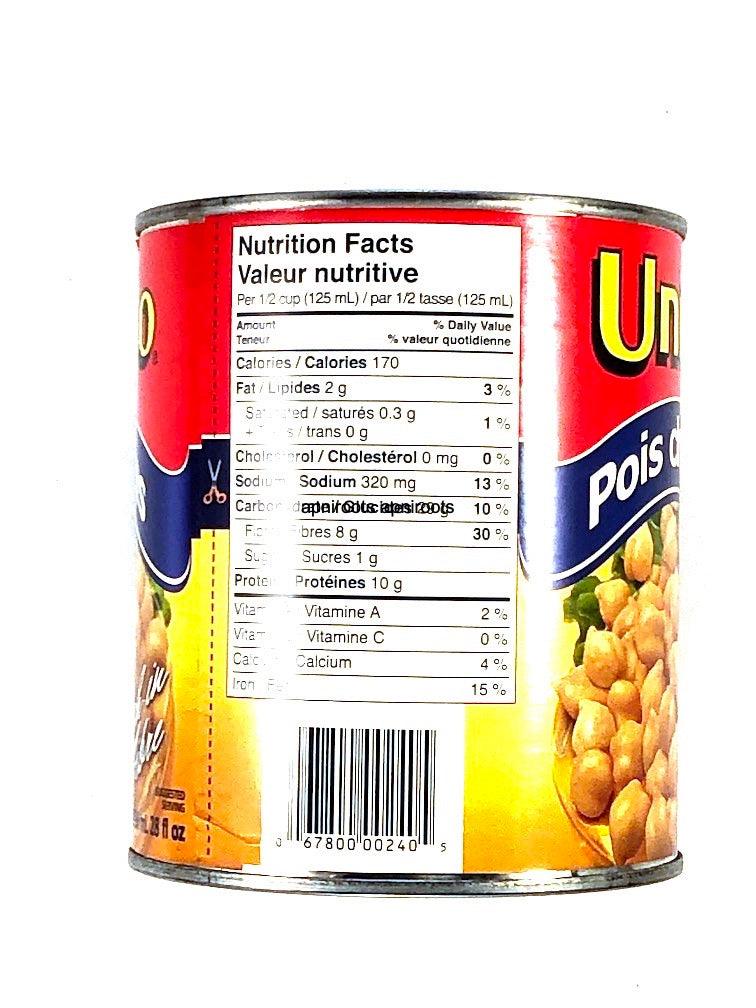 UNICO CHICKPEAS 28OZ(796ML) by at apniroots Indian Grocery Store Online apniroots Grocery