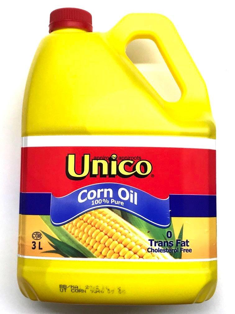 UNICO CORN OIL 3LT by at apniroots Indian Grocery Store Online apniroots Grocery