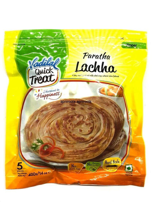 VADILAL LACHHA PARATHAS 400GM - apniroots Grocery