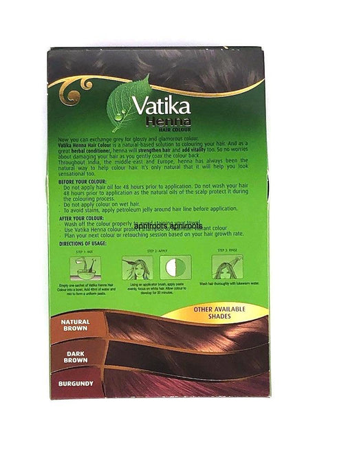 VATIKA COLOR RICH BLACK 60G - apniroots Grocery