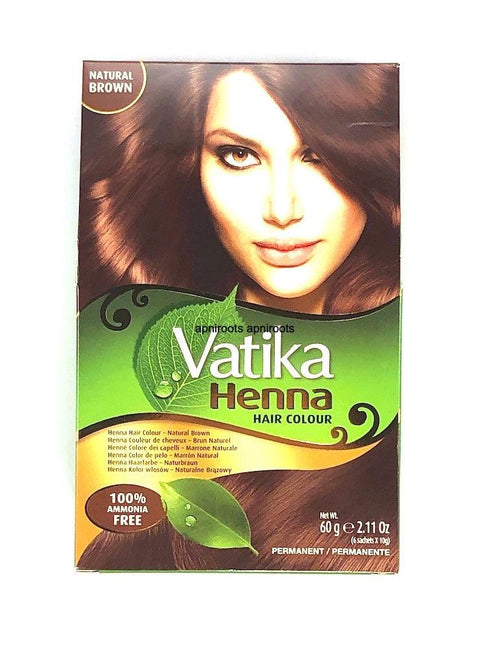 VATIKA HAIRCOLOURNBROWN60G - apniroots Grocery