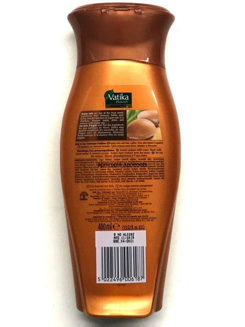 VATIKA SHAMPOO ARGAN 400ML - apniroots Grocery