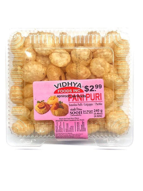VIDHYA PANI PURI240GM - apniroots Grocery