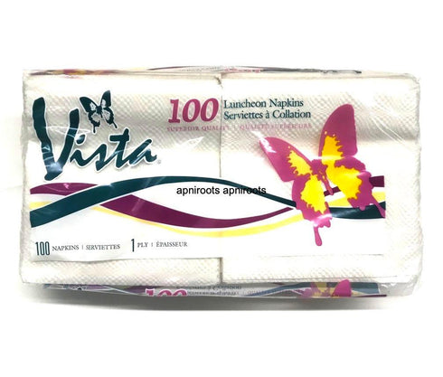 VISTA NAPKIN 100 PK - apniroots Grocery