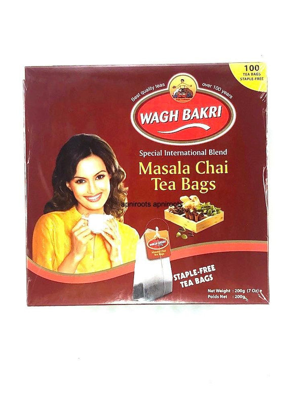 WAGH BAKRI MASALA TEA 100TEA - apniroots Grocery