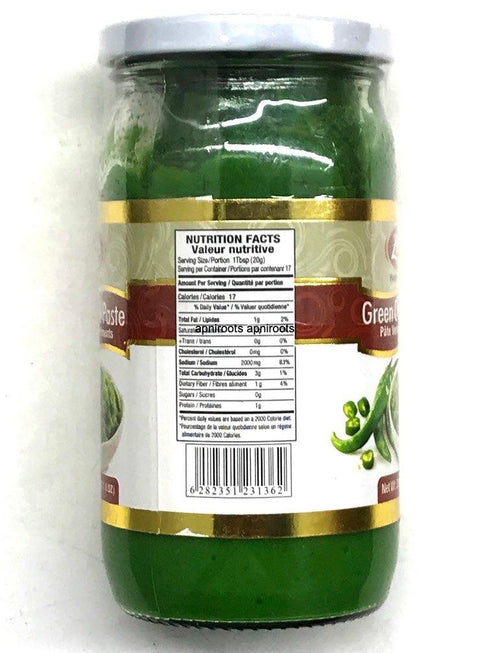 ZAIKA GREEN CHILLI PASTE 330GM - apniroots Grocery