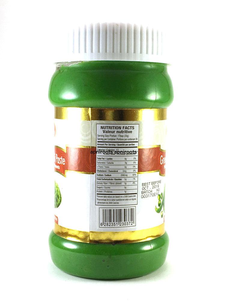Zaika Green Chilli Paste 750gm by at apniroots Indian Grocery Store