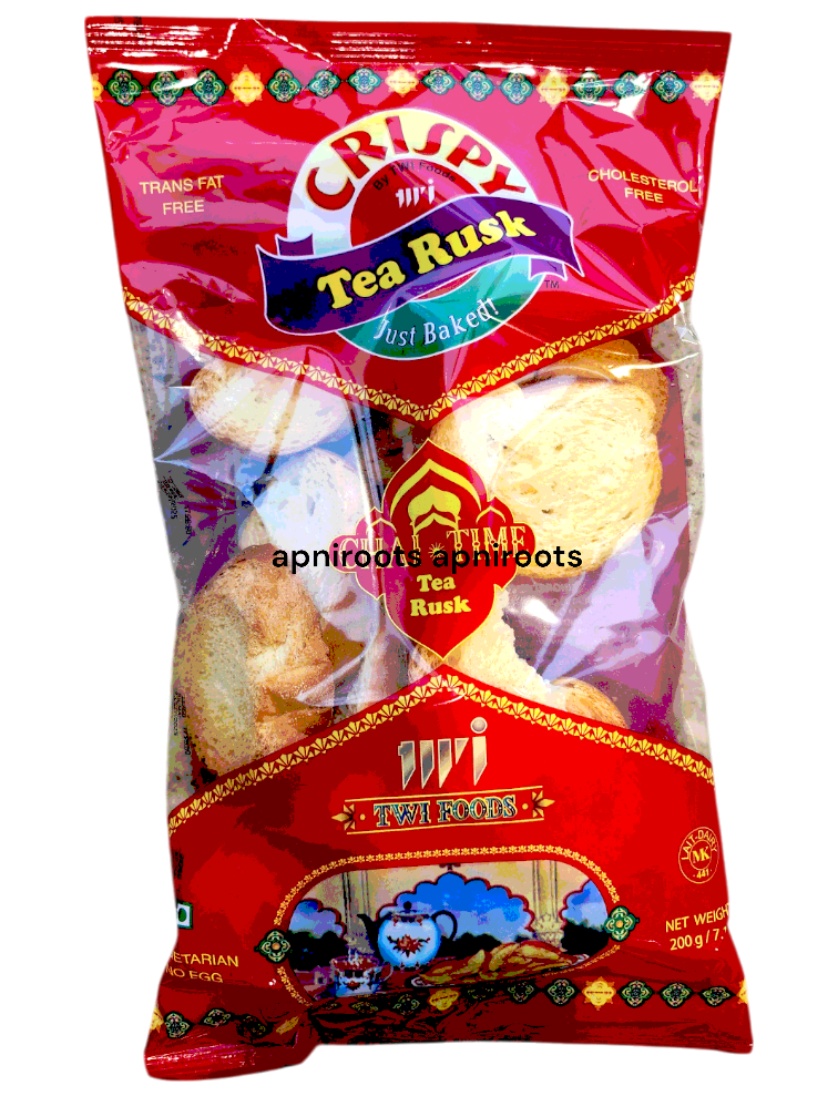 Yellow Color Tea Rusk CRISPY - TEA RUSK - 200GM by at apniroots Indian Grocery Store Online ...