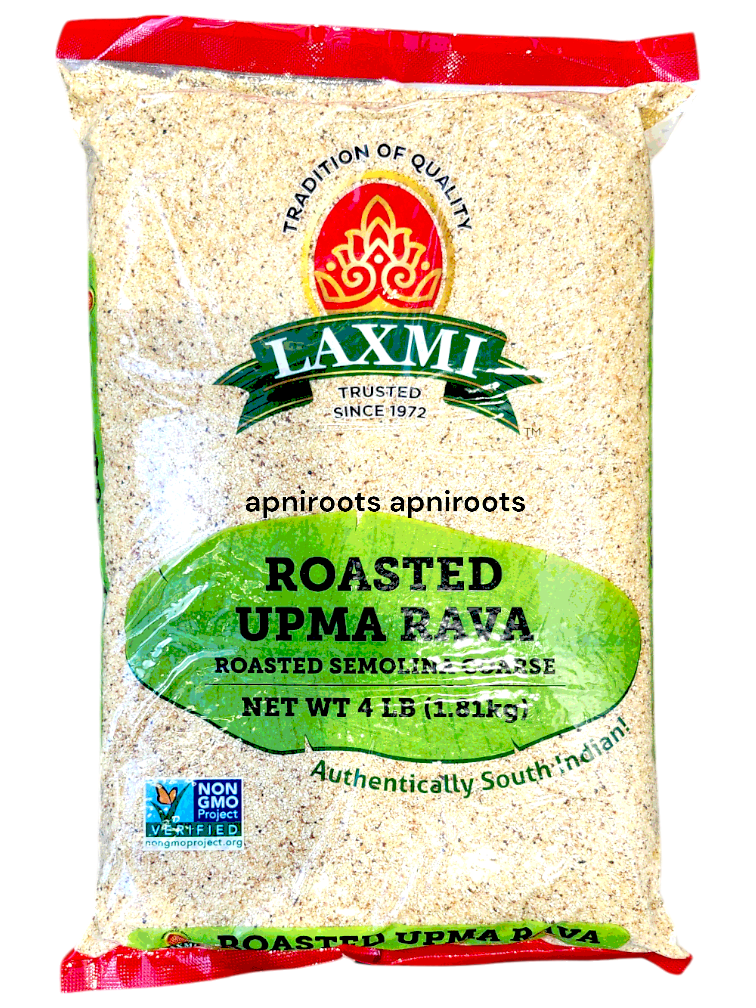 LAXMI - ROASTED UPMA RAVA - 4LB by at apniroots Indian Grocery Store ...