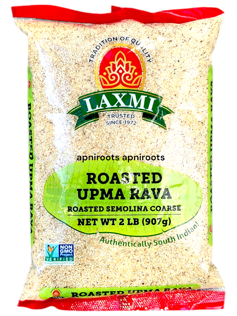 LAXMI ROASTED UPMA RAVA 2LB by at apniroots Indian Grocery Store Online ...