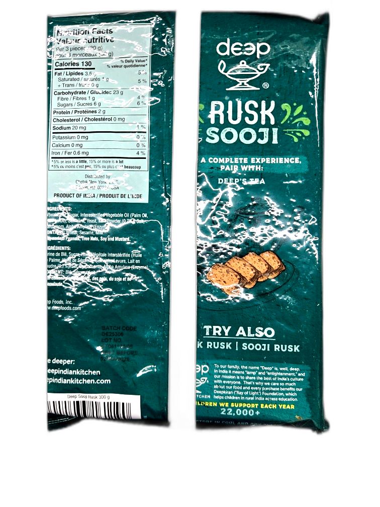 DEEP SOOJI RUSK 300GM by at apniroots Indian Grocery Store Online ...