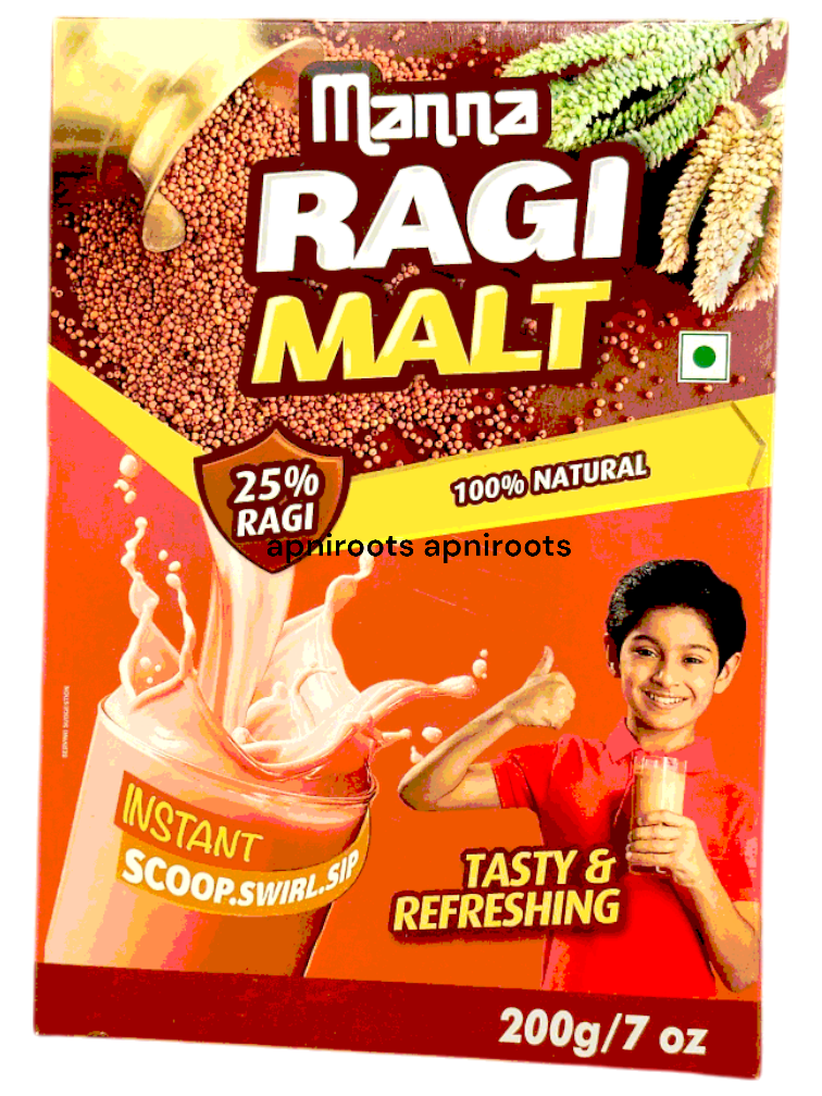 MANNA - RAGI MALT - 200GM by at apniroots Indian Grocery Store Online ...