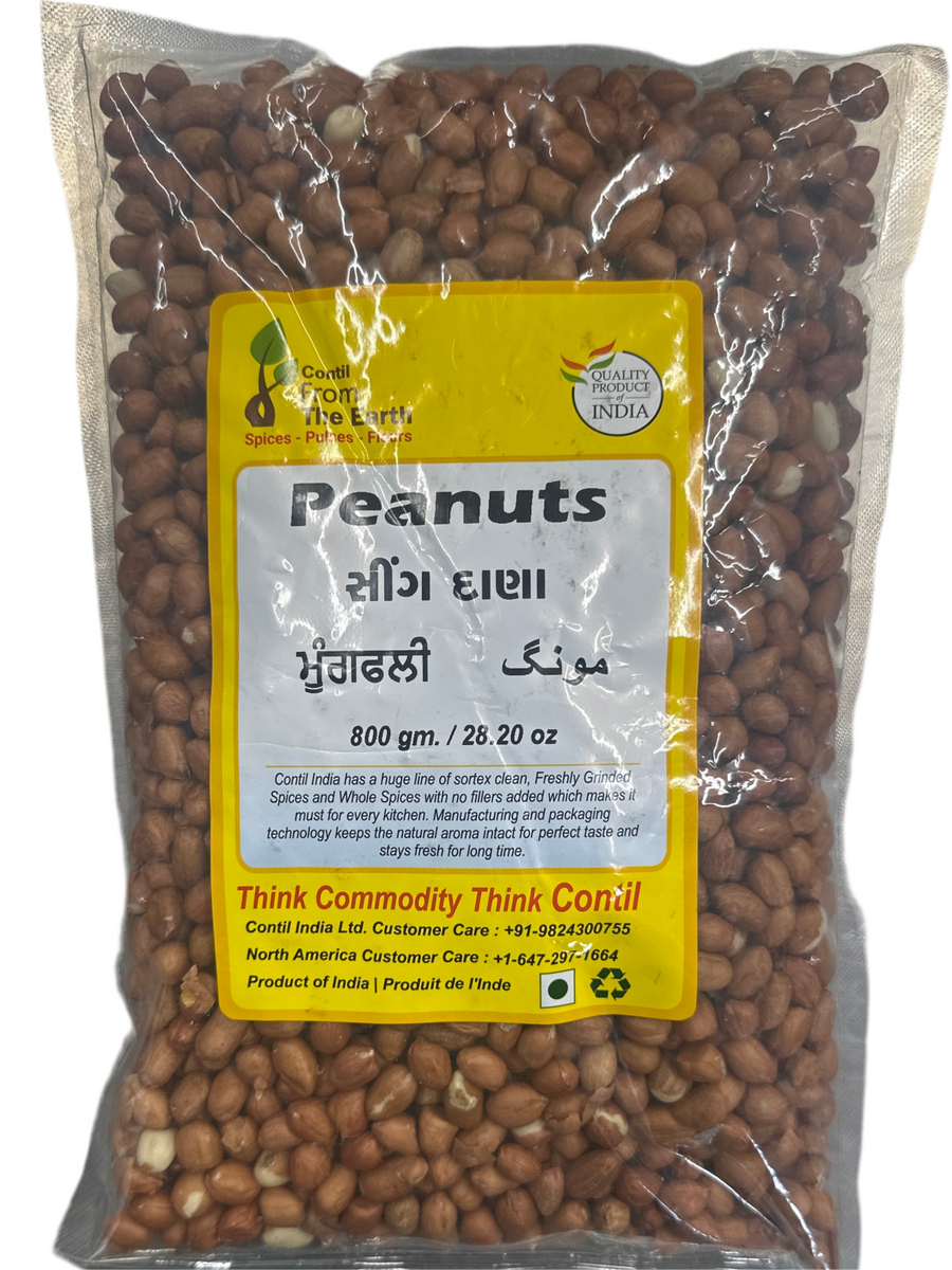Contil CONTIL-FROM THE EARTH-PEANUTS-800GM by at apniroots Indian Grocery ...