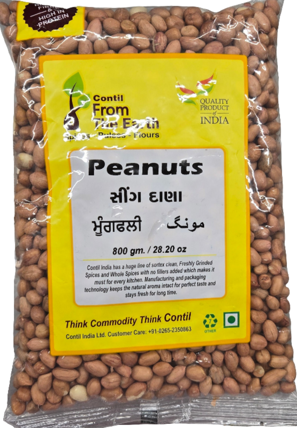 Contil CONTIL FROM THE EARTH - PEANUTS - 800GM by at apniroots Indian Grocery ...