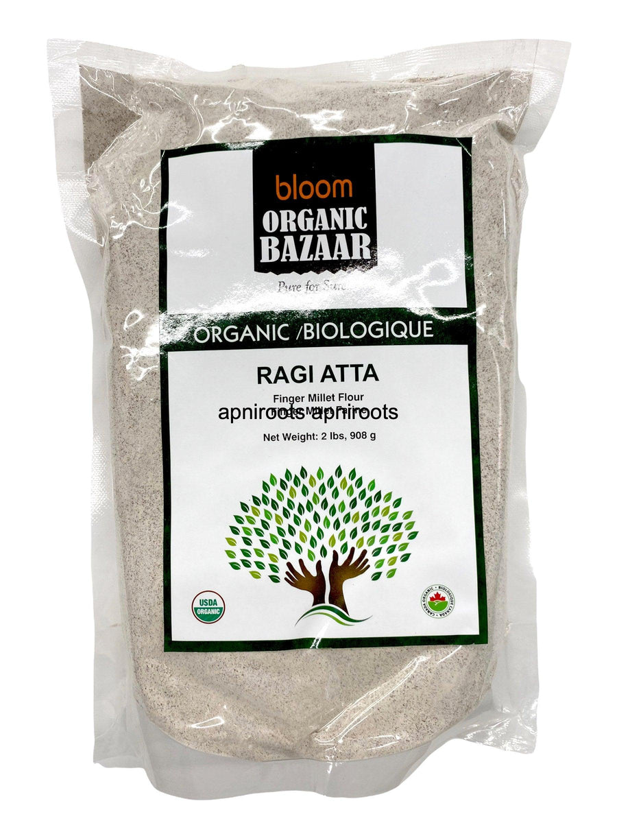BLOOM ORGANIC BAZAAR - RAGI ATTA - 908GM by at apniroots Indian Grocery ...