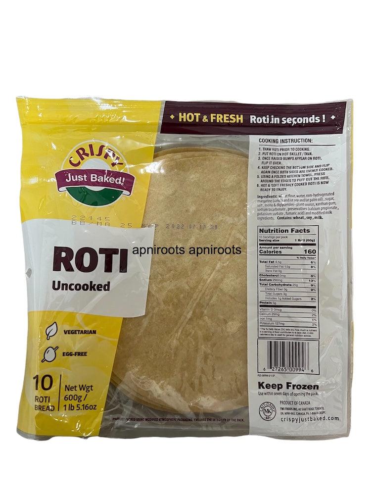 CRISPY_UNCOOKED ROTI - by at apniroots Indian Grocery Store Online ...