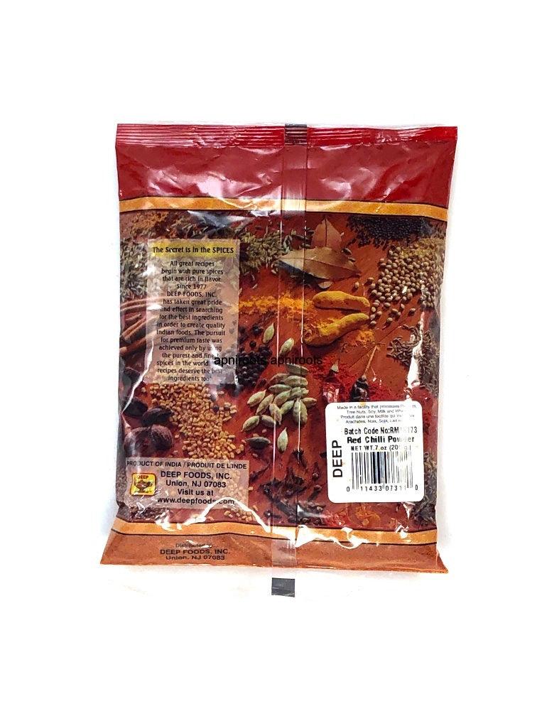 DEEP - RED CHILLI POWDER - 200GM by at apniroots Indian Grocery Store ...
