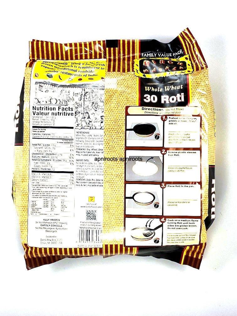 MIRCH MASALA W.W. 30 ROTI by at apniroots Indian Grocery Store Online ...