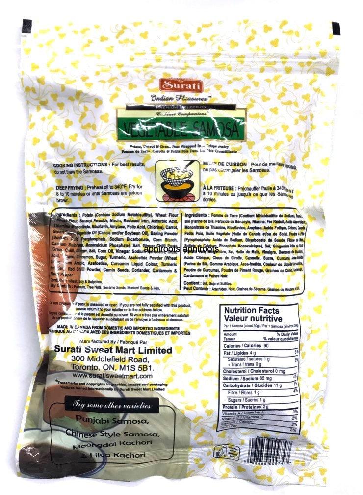SURATI VEG SAMOSA 15PCS by at apniroots Indian Grocery Store Online ...